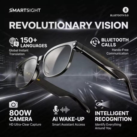 NexaLens AI Smart Glasses with Camera, Live Translation & Bluetooth Calls