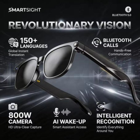 NexaLens AI Smart Glasses with Camera, Live Translation & Bluetooth Calls
